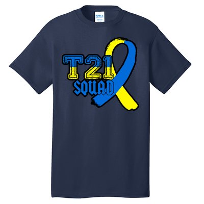 T21 Squad Down Syndrome Awareness Tall T-Shirt