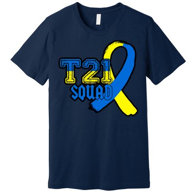 T21 Squad Down Syndrome Awareness Premium T-Shirt