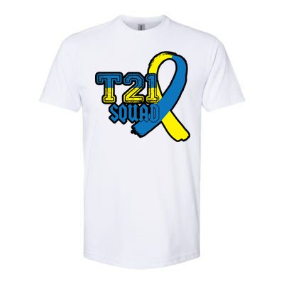 T21 Squad Down Syndrome Awareness Softstyle® CVC T-Shirt