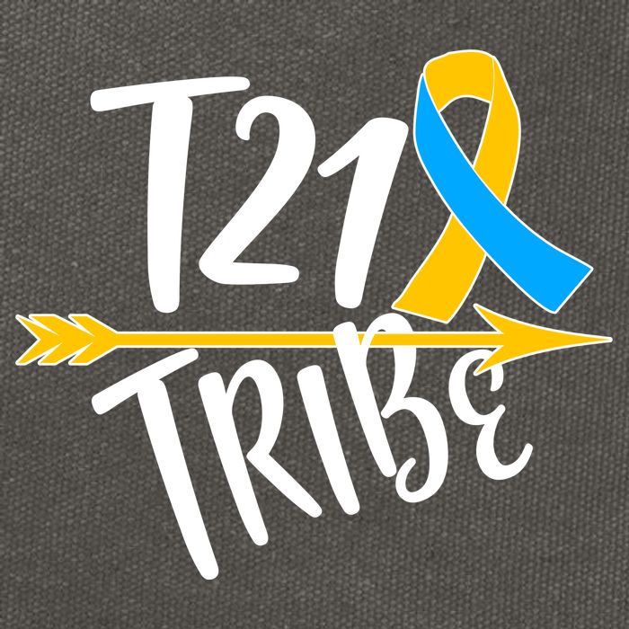 T21 Tribe - Down Syndrome Awareness Cotton Canvas Backpack