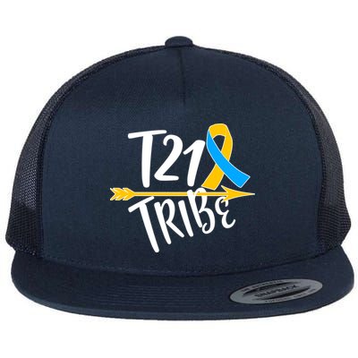 T21 Tribe - Down Syndrome Awareness Flat Bill Trucker Hat