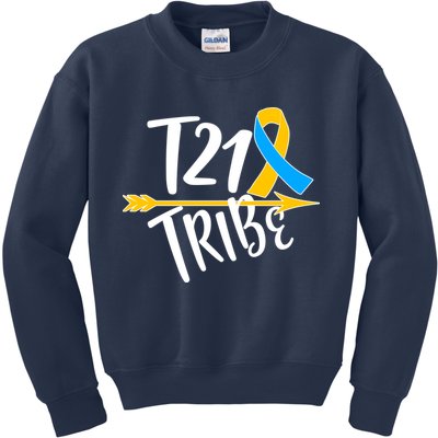 T21 Tribe - Down Syndrome Awareness Kids Sweatshirt