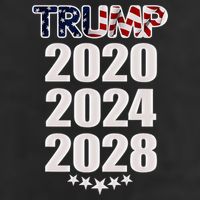 Trump 2020 2024 2028 Trump 4ever Vote Wisely 7 Panel Mesh Trucker Snapback Hat