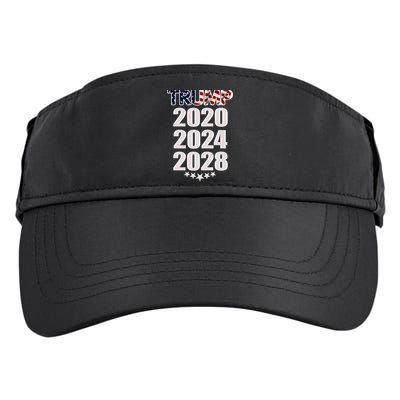 Trump 2020 2024 2028 Trump 4ever Vote Wisely Adult Drive Performance Visor