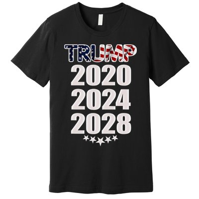 Trump 2020 2024 2028 Trump 4ever Vote Wisely Premium T-Shirt
