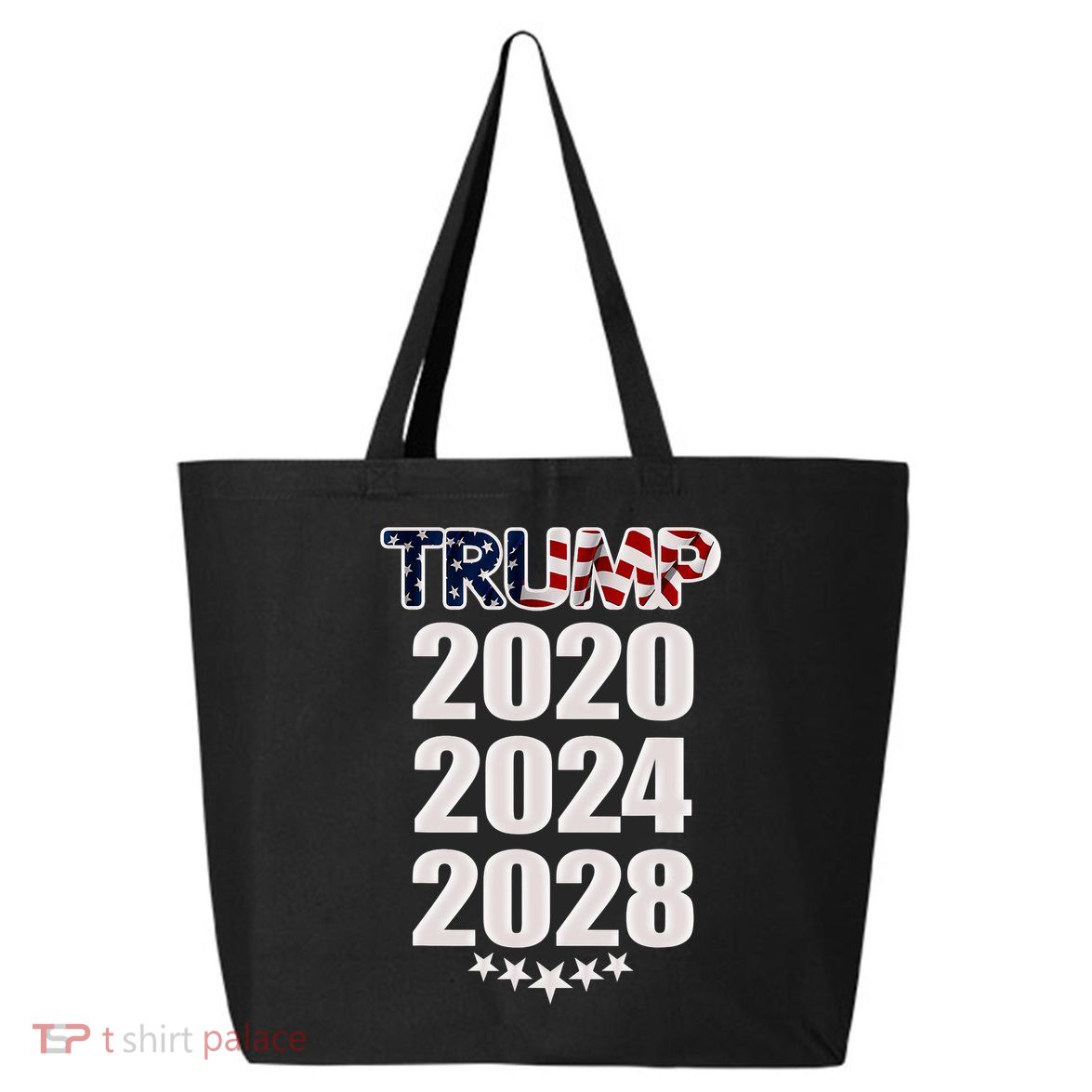 Trump 2020 2024 2028 Trump 4ever Vote Wisely 25L Jumbo Tote