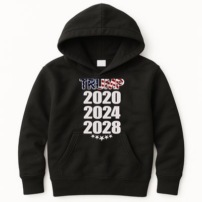 Trump 2020 2024 2028 Trump 4ever Vote Wisely Kids Hoodie