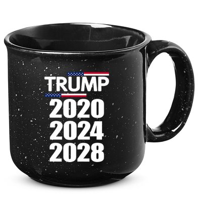Trump 2020 2024 2028 Donald Trump Forever 15oz Campfire Ceramic Mug