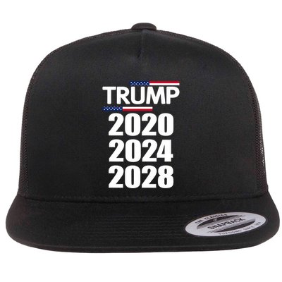 Trump 2020 2024 2028 Donald Trump Forever Flatbill Hat