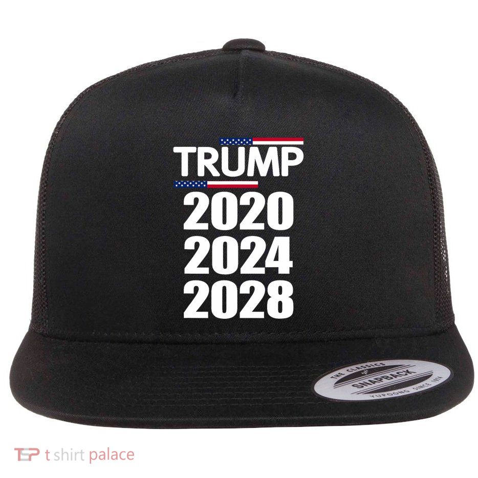 Trump 2020 2024 2028 Donald Trump Forever Flatbill Hat