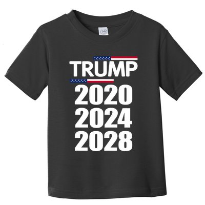 Trump 2020 2024 2028 Donald Trump Forever Toddler T-Shirt