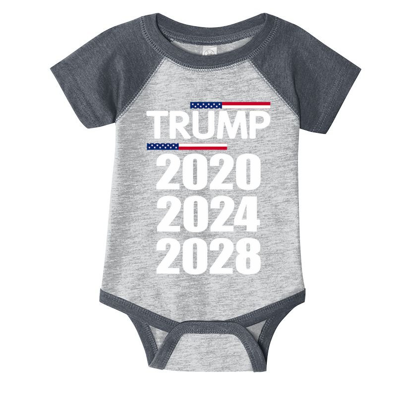 Trump 2020 2024 2028 Donald Trump Forever Infant Baby Jersey Bodysuit