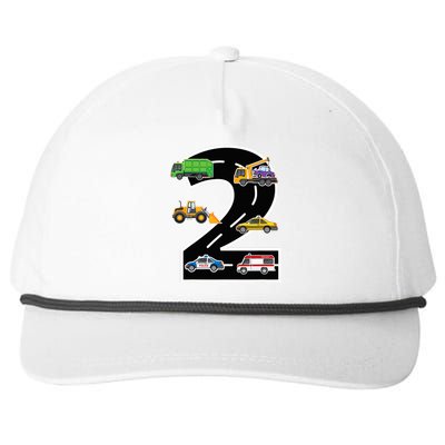 Two 2yr 2nd Birthday 2 Years Old 2nd Birthday Decoration Snapback Five-Panel Rope Hat