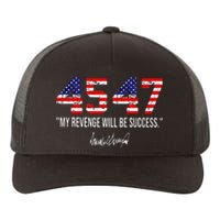 Trump 2024 45 47 Vintage American Flag Retro 4547 Trump 2024 Yupoong Adult 5-Panel Trucker Hat