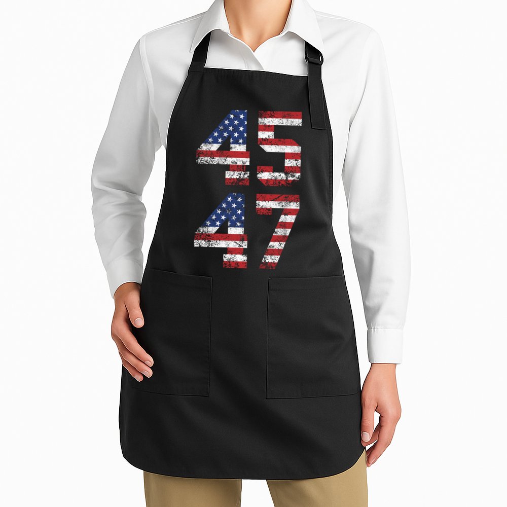 Trump 2024 45 47 Vintage Usa 45 47 Trump 2024 Apron