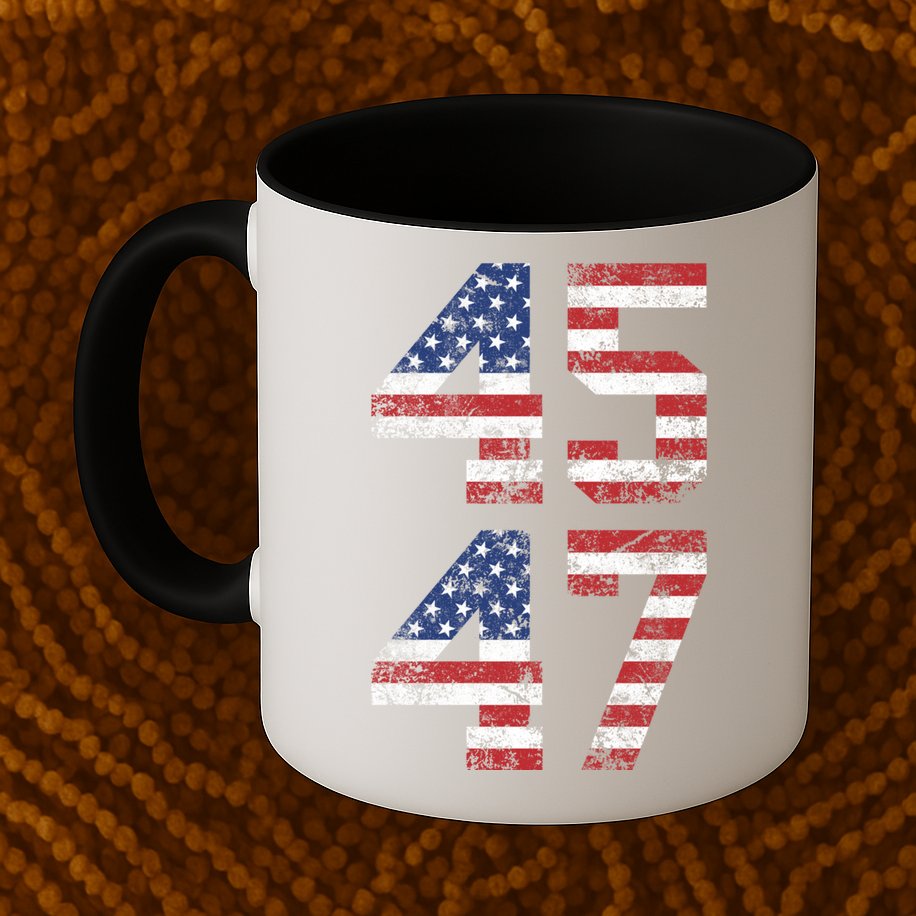 Trump 2024 45 47 Vintage Usa 45 47 Trump 2024 Mug