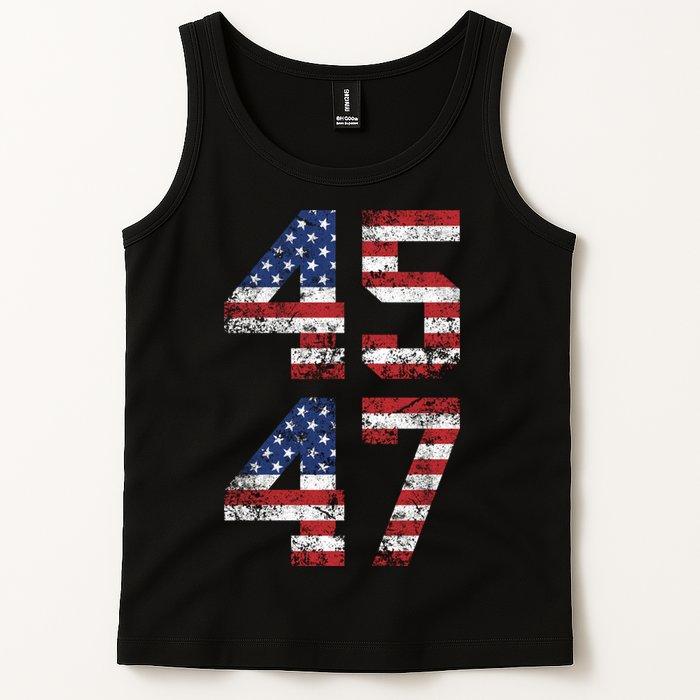 Trump 2024 45 47 Vintage Usa 45 47 Trump 2024 Tank Top