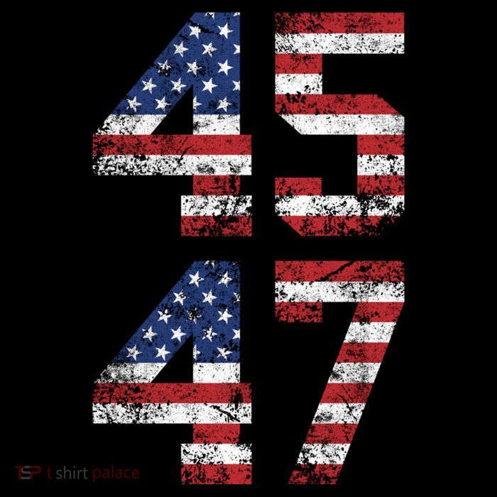 Trump 2024 45 47 Vintage Usa 45 47 Trump 2024 Womens T-Shirt