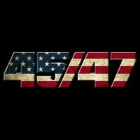 Trump 2024 45 47 American Flag Backpack