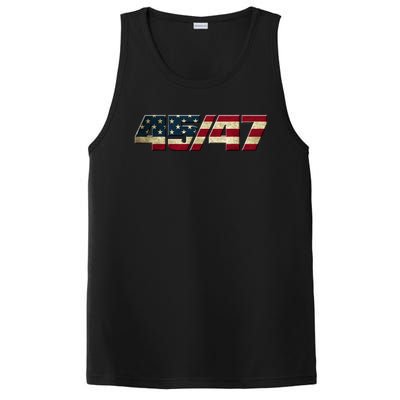 Trump 2024 45 47 American Flag PosiCharge Competitor Tank