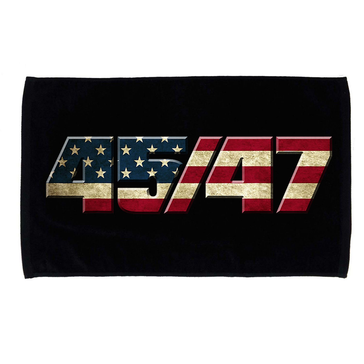 Trump 2024 45 47 American Flag Microfiber Hand Towel