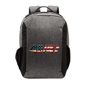 Trump 2024 45 47 American Flag Vector Backpack