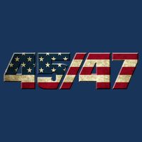 Trump 2024 45 47 American Flag Cooling Performance Crew T-Shirt