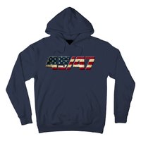 Trump 2024 45 47 American Flag Hoodie