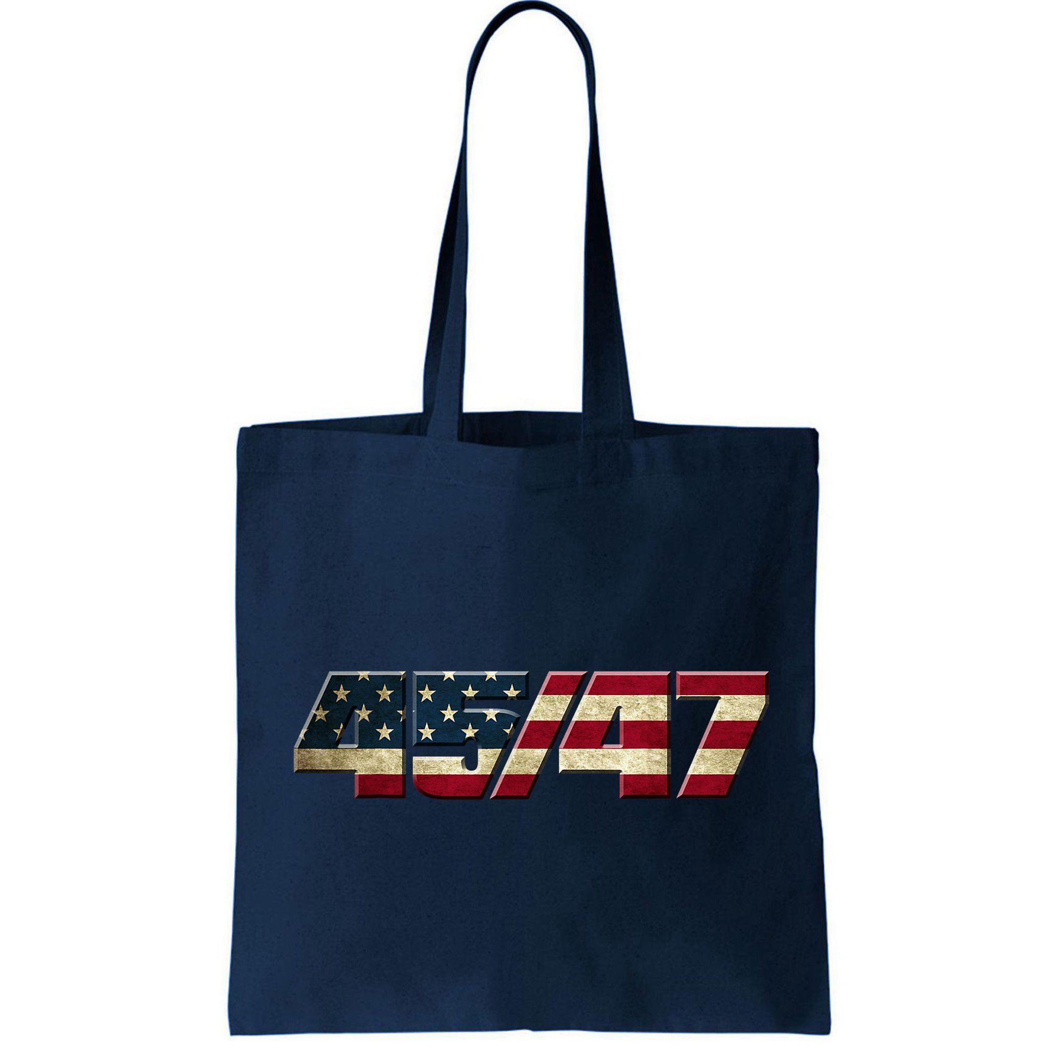 Trump 2024 45 47 American Flag Bag
