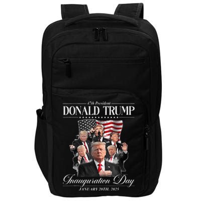 Trump 2025 47th President United State Inauguration Impact Tech Backpack