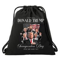 Trump 2025 47th President United State Inauguration Drawstring Bag