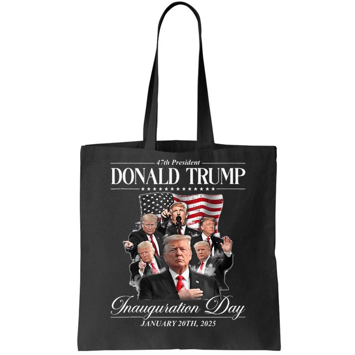 Trump 2025 47th President United State Inauguration Tote Bag