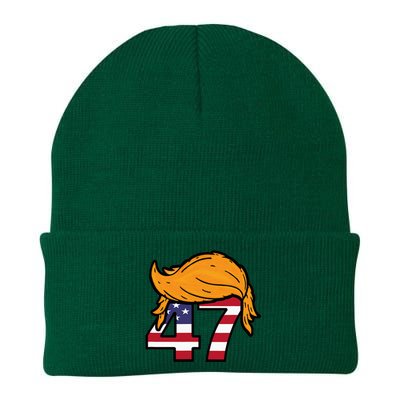 TRUMP 2024 47th President Hair Knit Cap Winter Beanie