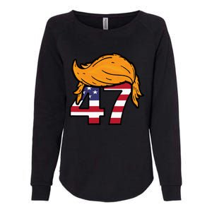 TRUMP 2024 47th President Hair Womens California Wash Sweatshirt