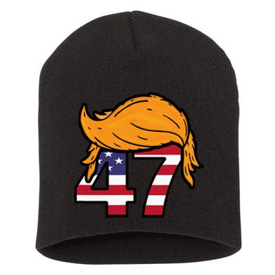 TRUMP 2024 47th President Hair Short Acrylic Beanie