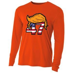 TRUMP 2024 47th President Hair Cooling Performance Long Sleeve Crew