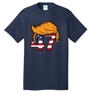 TRUMP 2024 47th President Hair Tall T-Shirt