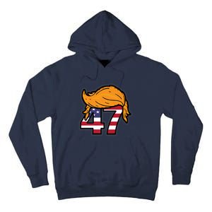 TRUMP 2024 47th President Hair Tall Hoodie