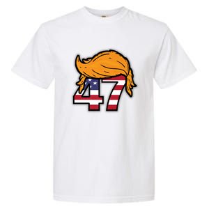 TRUMP 2024 47th President Hair Garment-Dyed Heavyweight T-Shirt