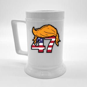 TRUMP 2024 47th President Hair Beer Stein