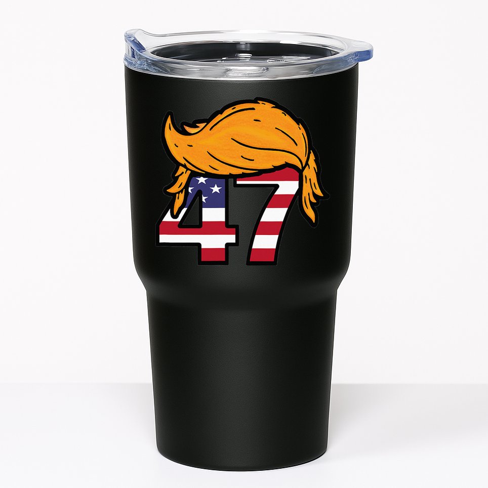 TRUMP 47th President Hair Tumbler