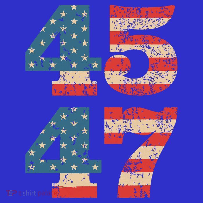 Trump 2024 45 47 Vintage American Flag Retro 4547 Trump 2024 Tank Top