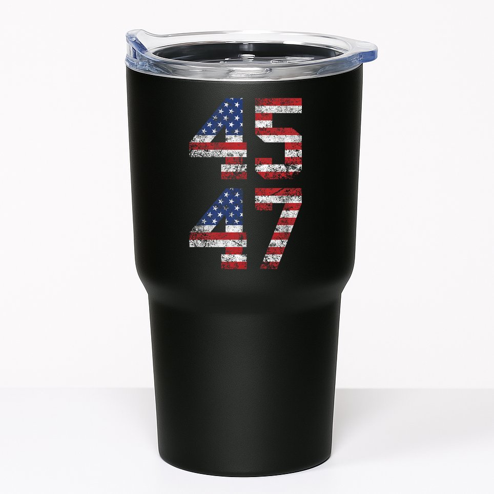 Trump 2024 45 47 Vintage Usa Tumbler