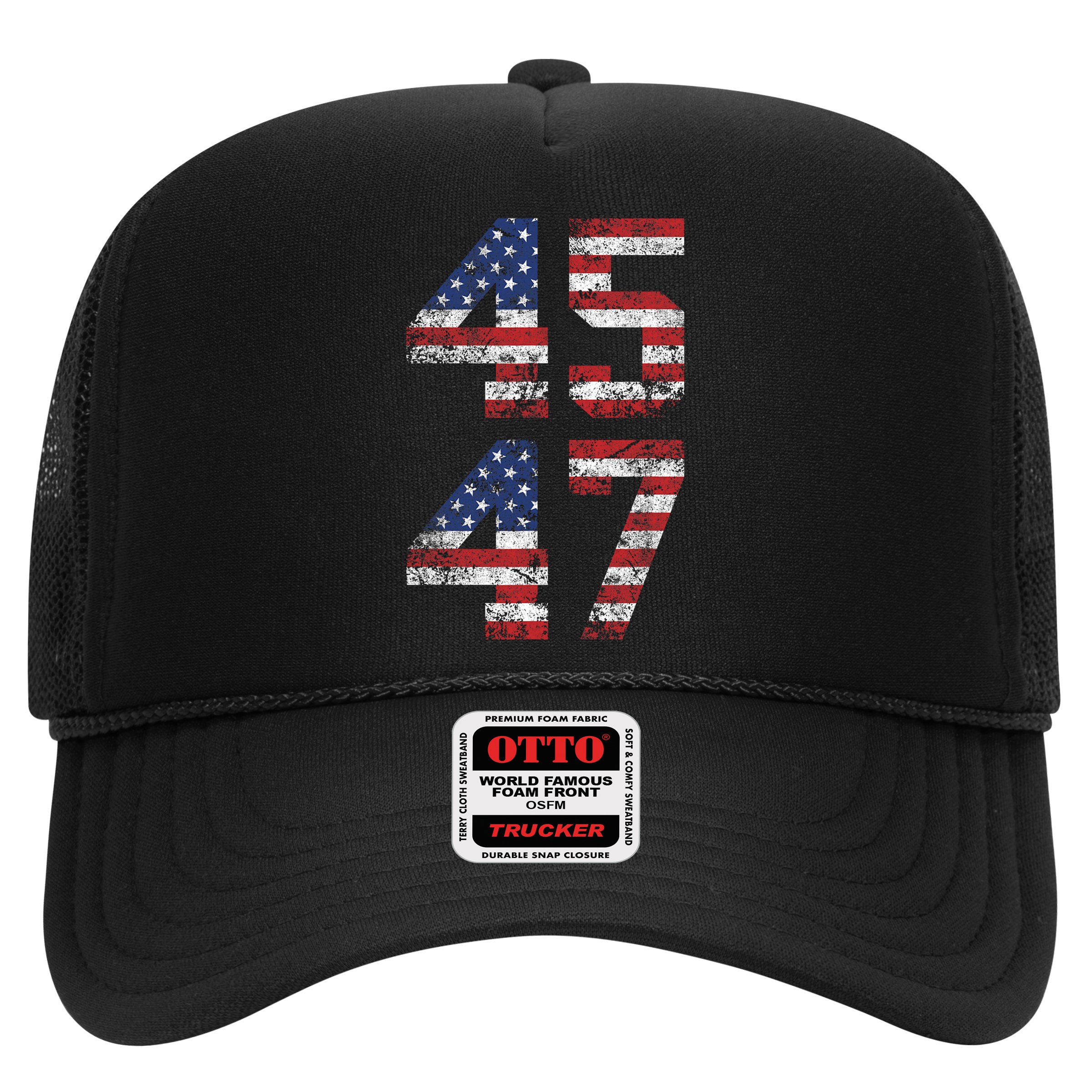 Trump 2024 45 47 Vintage Usa Flag Hat