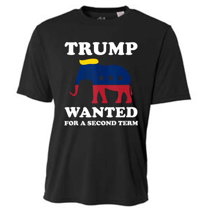 Trump 2024 45 Squared Trump Wanted For Second Term 2024 Cooling Performance Crew T-Shirt