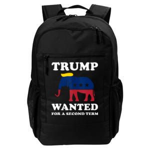 Trump 2024 45 Squared Trump Wanted For Second Term 2024 Daily Commute Backpack