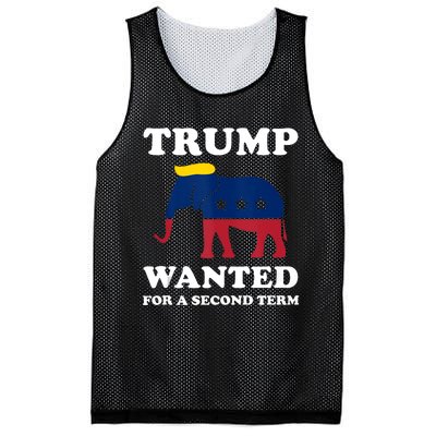 Trump 2024 45 Squared Trump Wanted For Second Term 2024 Mesh Reversible Basketball Jersey Tank