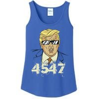 Trump 2024 45 47 Squared Second Term Usa Vintage Trump 2024 Great Gift Ladies Essential Tank