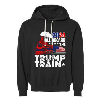 Trump 2024 Assasination Butler Pennsylvania Trump Fight Garment-Dyed Fleece Hoodie