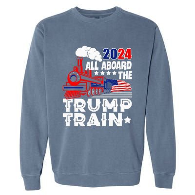 Trump 2024 Assasination Butler Pennsylvania Trump Fight Garment-Dyed Sweatshirt